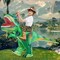 GOOSH Inflatable Dinosaur Costume Kids and Adults Funny Blow Up Dino T Rex Costumes